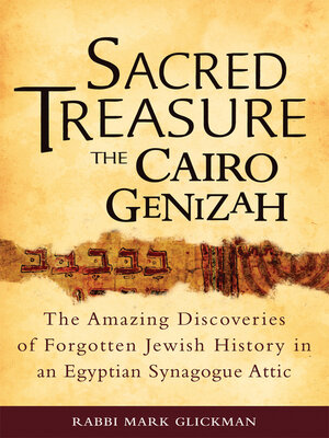 cover image of Sacred Treasure-The Cairo Genizah
